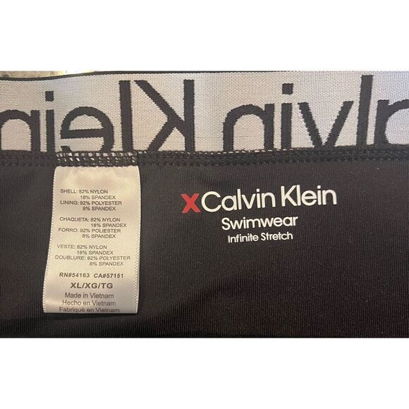 Calvin Klein womens High Waist Swim Bottom Logo Elastic - Picture 5 of 5